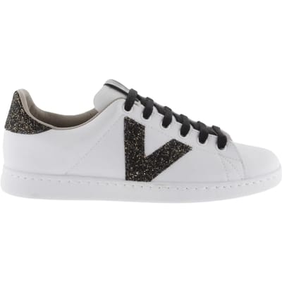 Dames sportschoenen Victoria tenis vegane glitter