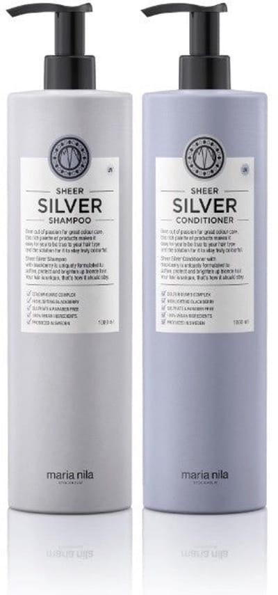 Maria Nila - Sheer Silver Care Set XL - 2x1000ml