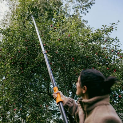 Fiskars OneClick Telescopische Steel L – Maximale Reikwijdte En Veilig Werken Op Hoogte Zonder Ladder