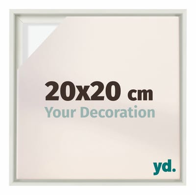 Your Decoration - Baklijst 20x20 cm - Wit Mat - Baklijst voor Canvas - MDF - Lyon