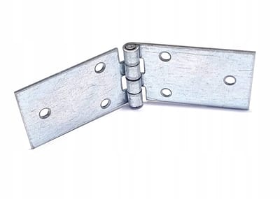 Zilveren Stalen scharnier 45x150x2mm - 2mm dik