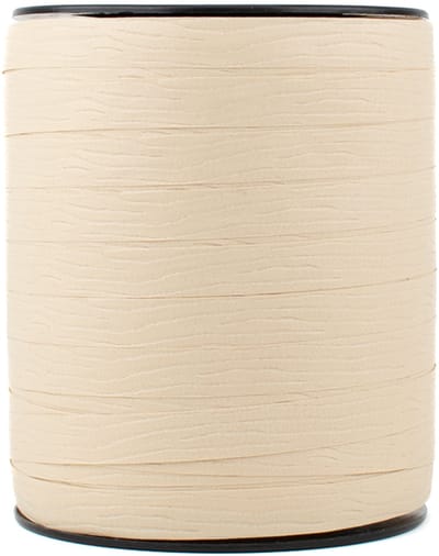 Krullint - 10 mm x 250 m - beige/lichtbruin/zandkleur - paperlook