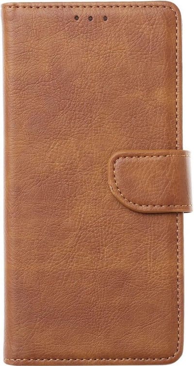 Multimedia & Accessoires PU Lederen Wallet Book Case Hoesje geschikt voor Apple iPhone 13 – Licht Bruin - Portemonnee – Met Stand – Kaarthouder – Pasjes Houder – Magneet Sluiting – Bookcase