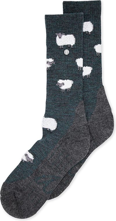 Alfredo Gonzales Wandelsok Wol Sheep AG-SK-Hike-02 142 Petrol/White/Grey L(46-48)