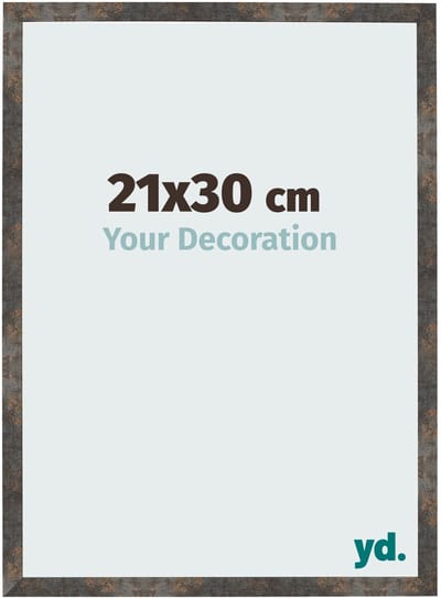 Your Decoration - Fotolijst 21x30 cm - MDF - Geoxideerd Metaal - Bologna