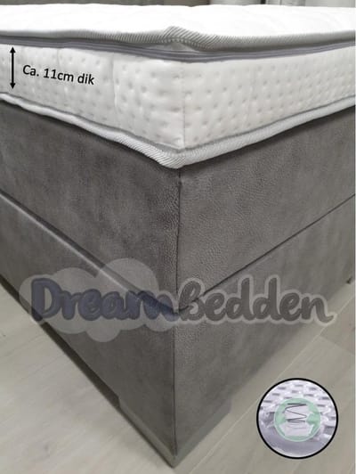 Micropocketvering Topper 140x220 HR55 schuim ca. 12 cm dik Medium.