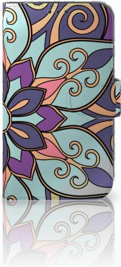 Samsung Galaxy Xcover 4 | Xcover 4s Hoesje Purple Flower