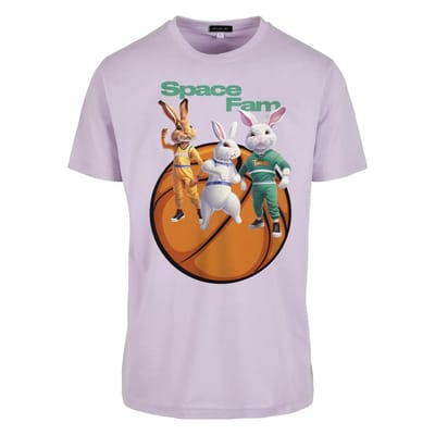 Mister Tee - Space Fam Heren T-shirt - L - Paars