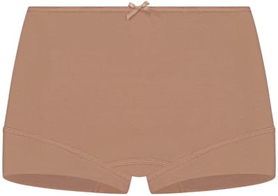RJ Bodywear RJ dames Pure Color dames short (1-pack) - cappuccino bruin