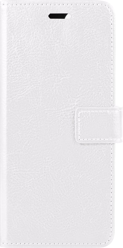 Hoesje Met Pasjeshouder - Geschikt voor Samsung Galaxy M22 - Luxe Bookcase Portemonee - Flip Case - Kunstleer Book Case - Flipcase - Book Cover - Walletcase - Portemonneehoes - Wit