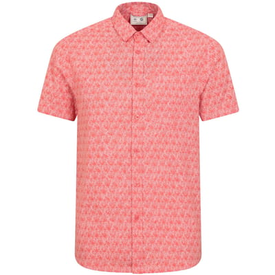 Mountain Warehouse Heren Preston Illustratie Bladeren Shirt (Koraal)