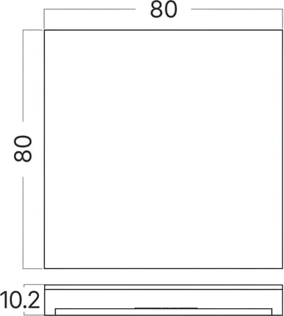 LED Trapspot - Kingtron Stairflex - Inbouw Trapverlichting Vierkant Zwart - 2W 200lm - Helder/Koud Wit 6500K