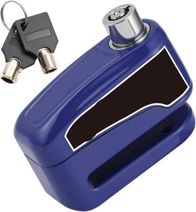Motorfiets Alarm Slot - Schijfrem Beveiliging - Diefstal Voorkomen - Waterdicht Robuust Ontwerp - 8 x 6.3 x 3.5 cm