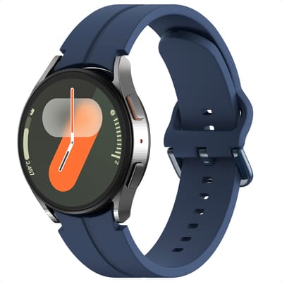 imoshion Siliconen bandje voor de Samsung Galaxy Watch 4 / 5 / 6 / 7 / FE (20 mm) - Donkerblauw