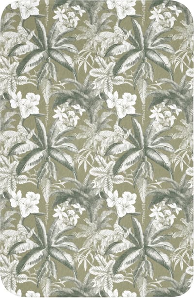 WC mat 40x60 cm - Antislip - Botanisch - Bloemen - Groen - Toiletmat - Vloermat - Douchemat - Toilet tapijt - Toiletmatten