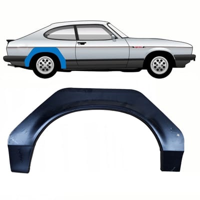 Reparatiepaneel achterspatbord voor Ford Capri 1974-1987 / Rechts