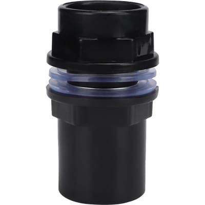 Lot de 5 pièces Raccord de tuyau d'eau d'aquarium en PVC Connecteur de tube droit Accessoires pour aquarium Type 2 black