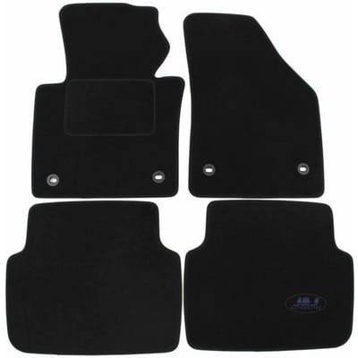 J&J AUTOMOTIVE | Tapis De Sol Noir Velours Sur Mesure Pour Volkswagen Touran 2003-2010 noir