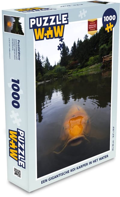 Puzzel Een gigantische koi karper in het water - Legpuzzel - Puzzel 1000 stukjes volwassenen