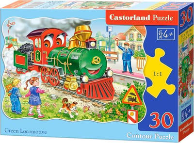 Green Locomotive - 30 stukjes