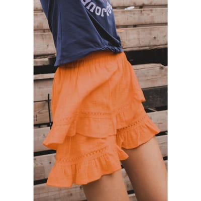 LOOXS 10sixteen Meisjes rok - Maat 152 in de kleur Oranje van 85% Cotton 15% Spandex - 2513-5788-259