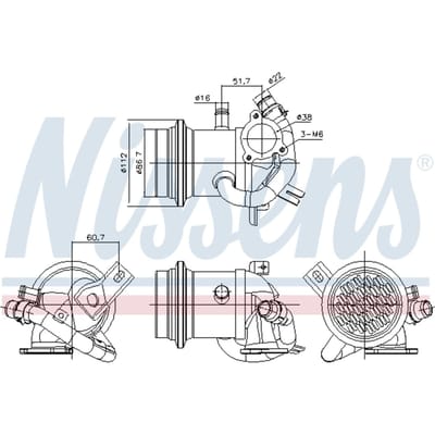 UitlaatgasRadiator NISSENS 989424