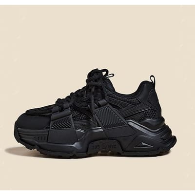 Echte High-end Gedeconstrueerde Grijze Daddy Schoenen Lente Nieuwe Verhoogde Casual All-match Sneakers 39