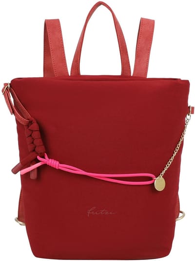 Fritzi aus Preußen rugzak schoudertas Brigitte X Fritzi JU Limited Chain Sky Backpack Red Wine wijnrood