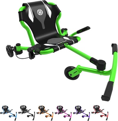 Kindervoertuig - Driewieler - Buiten spelen - Gecontroleerde drift - 53 x 46 cm - Groen