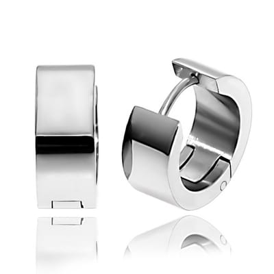 Juwelier Zwartevalk - Stalen oorbellen 33.009/glans--