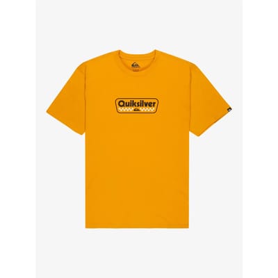 Quiksilver Ev Starting Grid T-shirt Met Korte Mouwen Geel S Man
