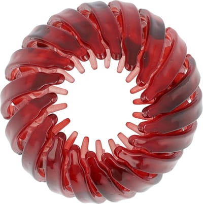 Haarsoires Haarspeld Haarklem – Vogelnest Knotklem – Kunststof – Rood