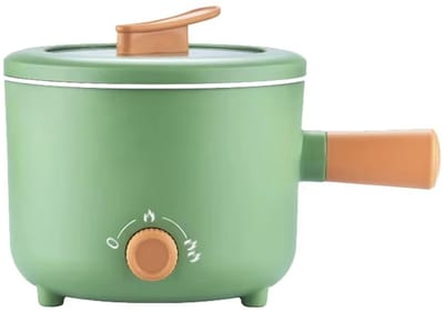 Mini Soepmaker/Hotpot 1L Elektrisch – Soupmaker 500W + houten spatel - groen