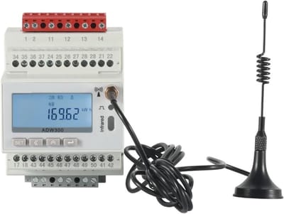 Stroommeter Drie Fasen - Energieteller Monitor - Energieverbruik Meten - Wifi Connectiviteit - 200 Gram