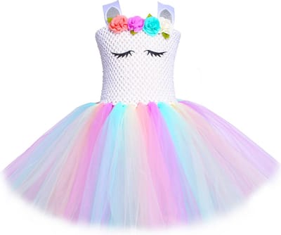 Jobber Toys - Unicorn Prinsessenjurk - Tutu - Verkleedkleding kinderen