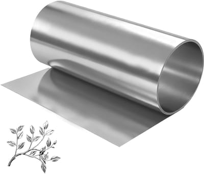 Dunne RVS Plaat 0.2 mm, 200 x 1000 mm voor Modelbouw, Ambachten en Industrie; Ideaal voor Reparaties, Elektronica en Doe-Het-Zelf Projecten