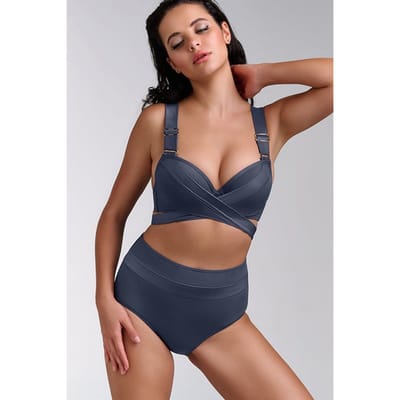 Marlies Dekkers Cache Coeur Steel Grey Briefs Size: L | Underwear Outlet | Dames | Grijs