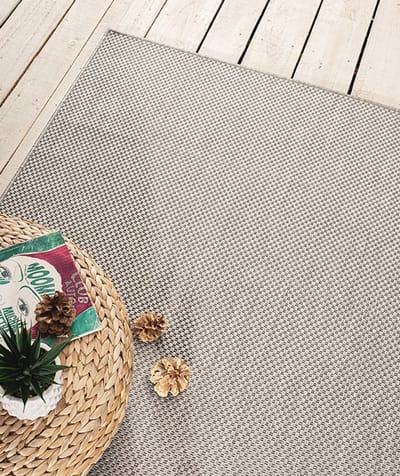 Karpet24 Sisal – Modern Effen Vloerkleed voor Binnen & Buiten, Grijs-120 x 170 cm