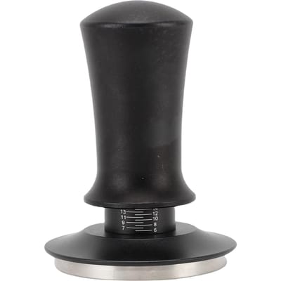 58mm Koffietamper met Schaal 304 Roestvrij Staal Koffiepoeder Constante Druk Hamer voor Koffie L(for 6.5-9kg) zwart
