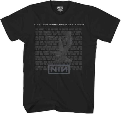 Nine Inch Nails - Head Like A Hole Heren Tshirt - M - Zwart