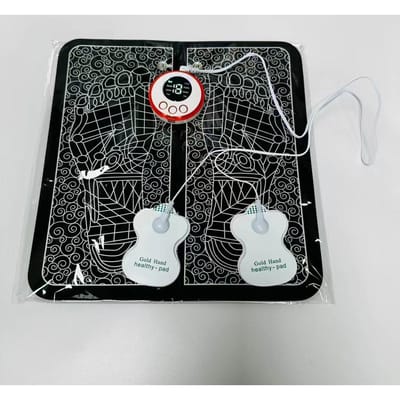 Voetmassageapparaat Huishoudelijk Puls EMS Massage Voetkussen Voet Automatische Druk Voet Meridian Microstroom Voettherapie with remote control gray