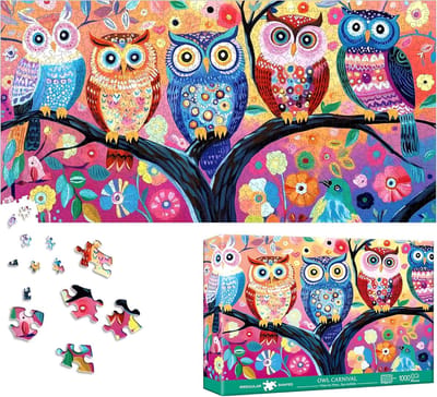 Puzzel 1000 Stukjes - Legpuzzel Volwassenen - Ontspanning Thuis - Gedetailleerd Dierenpatroon - 80x41 cm