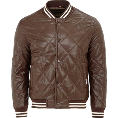Firetrap Heren Snap Bomberjack (Koffie)