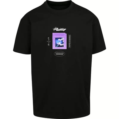 Mister Tee - Catch Em Oversize Tee black Heren T-shirt - XS - Zwart