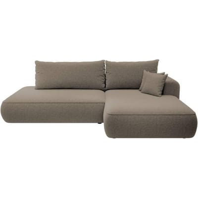 Hoekbank met slaapfunctie Fermizzi rechts chenille | Selsey Design