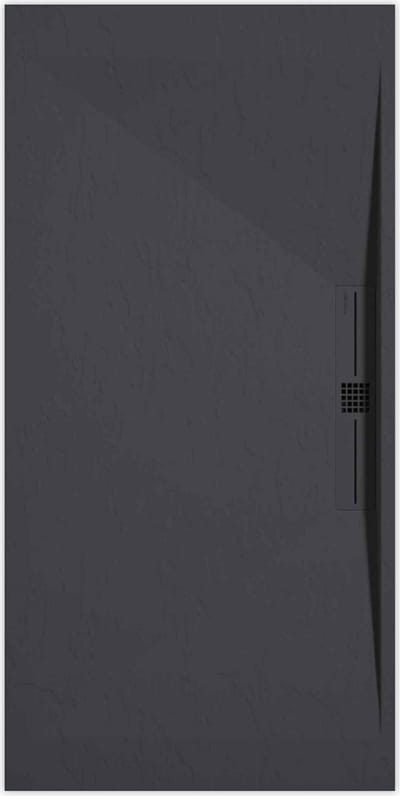 Sanifun douchebak Stone Side Anthraciet Slate 1100 x 700 P