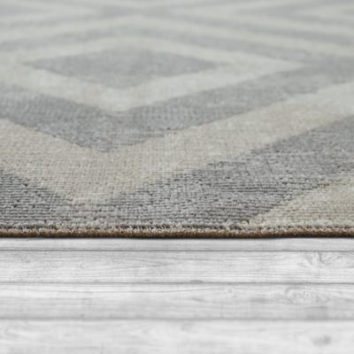Binnen- en buitenkleed Saga wit 160 cm rond