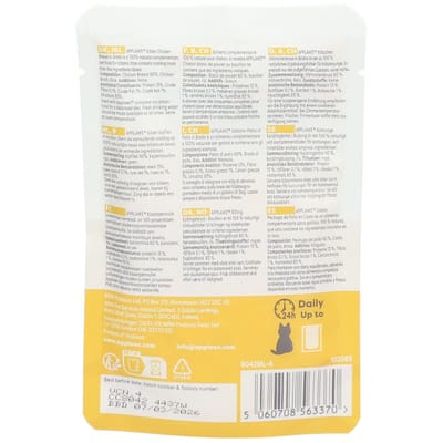 Voordeelverpakking 48x50g kipfilet Applaws Natural Kitten in bouillon natvoer voor katten