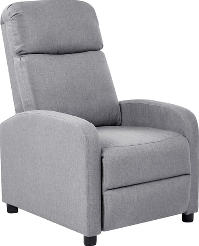 EMINENCE - Fauteuil - Grijs - Kunstlinnen