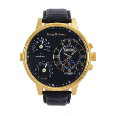 Krug Baumen KBW-200-15 Weather Diamond Heren Horloge 55mm
